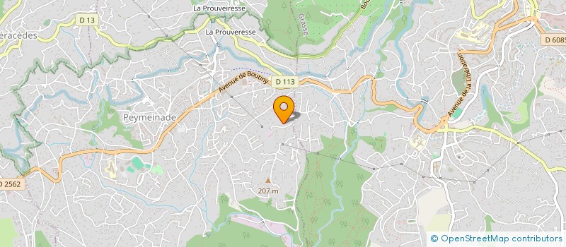 localisation de l'entreprise DE RETZ  PEYMEINADE