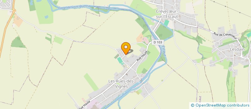 localisation de l'entreprise DE REVELON  LES RUES-DES-VIGNES