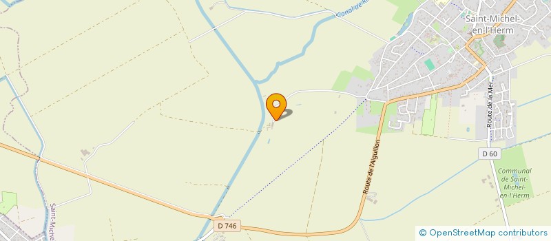 localisation de l'entreprise DE RIBANDON  SAINT-MICHEL-EN-L'HERM