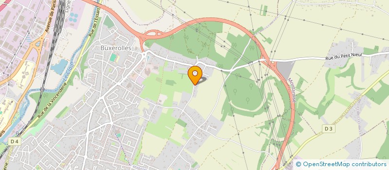 localisation de l'entreprise DE RICHELIEU  BUXEROLLES