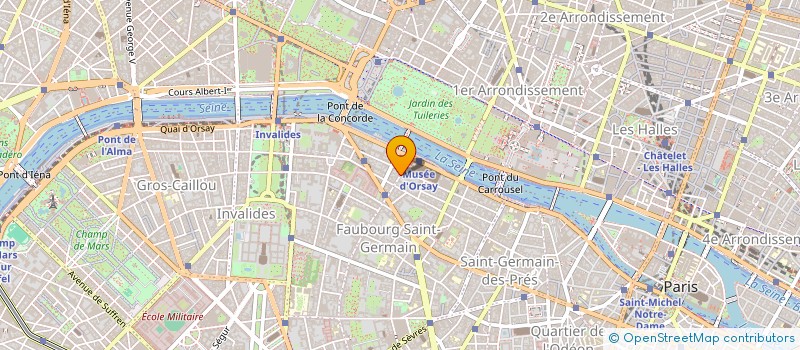 localisation de l'entreprise DE RICQLES CONSEIL  PARIS