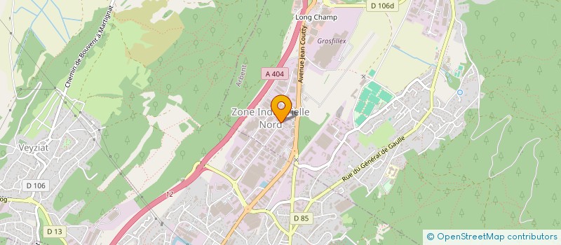 localisation de l'entreprise DE RIGO FRANCE à ARBENT
