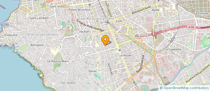 localisation de l'entreprise DE RIVOIRE à MARSEILLE 7E ARRONDISSEMENT