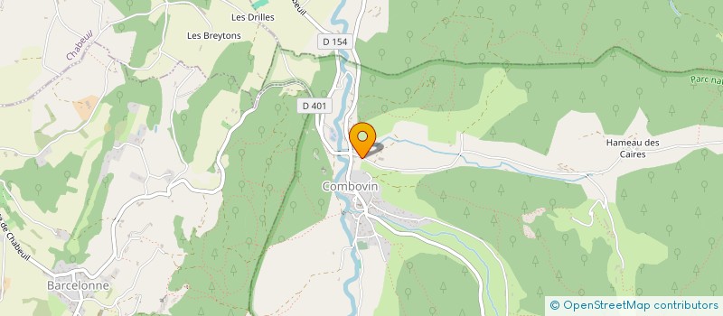 localisation de l'entreprise DE ROBIN  COMBOVIN