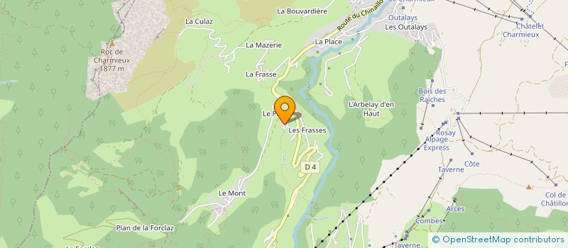 localisation de l'entreprise DE ROCHASSON à LE GRAND-BORNAND