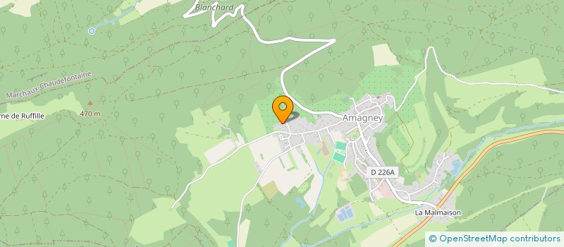 localisation de l'entreprise DE ROCHIROZ  AMAGNEY