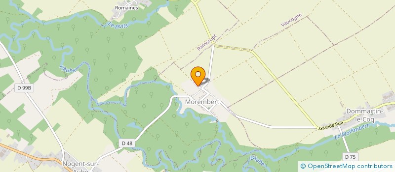 localisation de l'entreprise DE ROMAINES  MOREMBERT