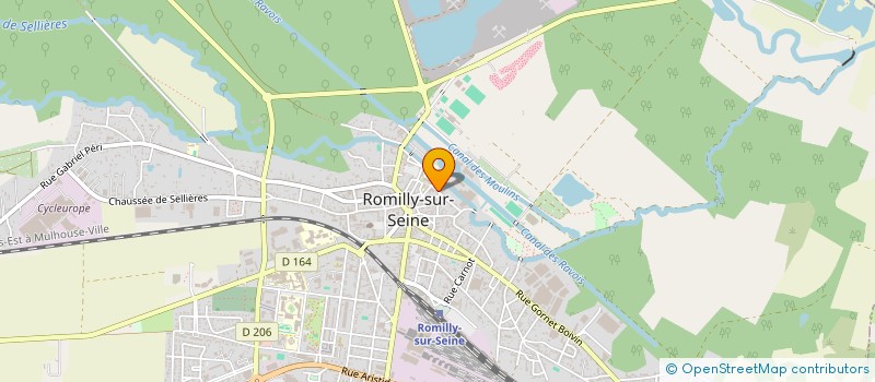 localisation de l'entreprise DE ROMILLY  ROMILLY-SUR-SEINE