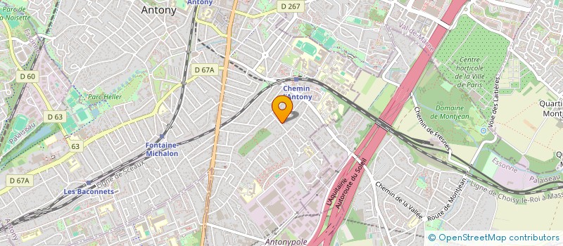 localisation de l'entreprise DE RORTHAYS INVESTISSEMENTS à ANTONY