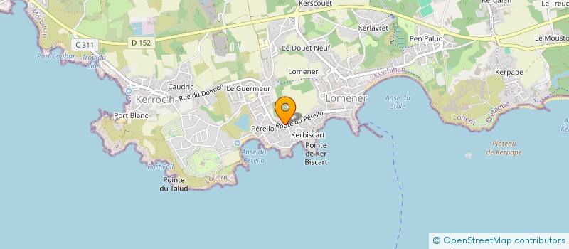 localisation de l'entreprise DE ROSA  LORIENT