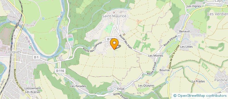 localisation de l'entreprise DE ROSA FILS à SAINT-MAURICE