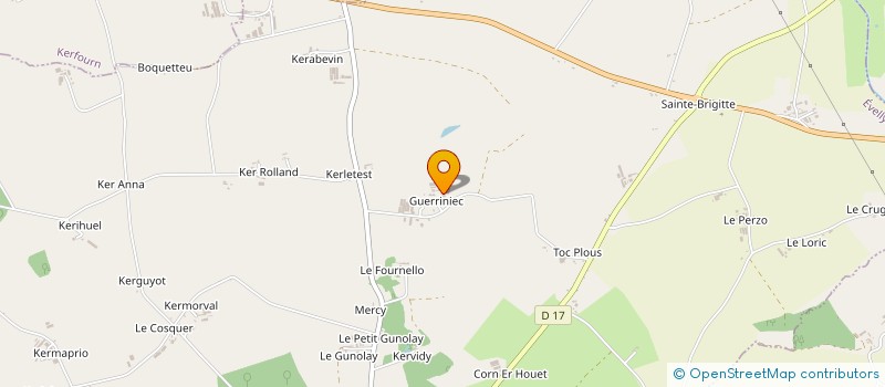 localisation de l'entreprise DE ROSALIE  EVELLYS