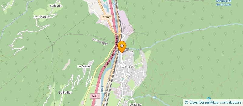 localisation de l'entreprise DE ROSE  EPIERRE