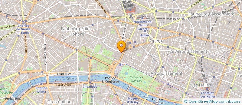 localisation de l'entreprise DE ROSE FRANC  PARIS