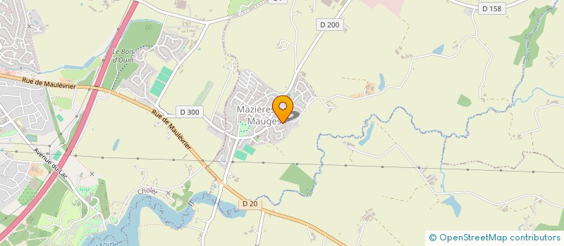 localisation de l'entreprise DE ROSES ET D'ORTIES  MAZIERES-EN-MAUGES