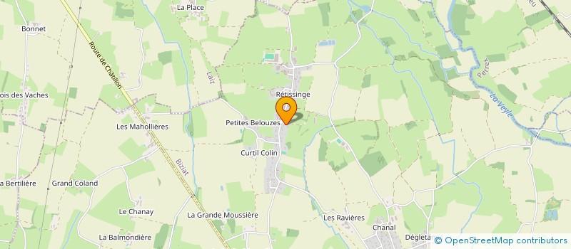 localisation de l'entreprise DE ROUVRAY  BIZIAT