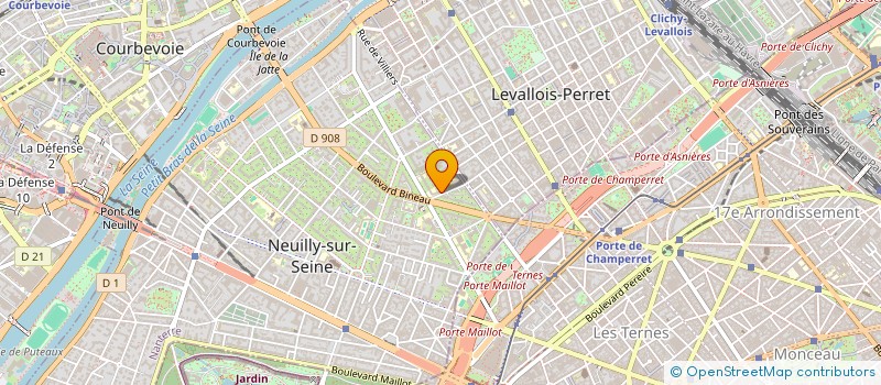localisation de l'entreprise DE ROUVRAY à NEUILLY-SUR-SEINE