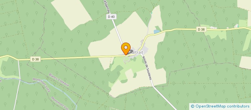 localisation de l'entreprise DE ROUVROY  CHALTRAIT