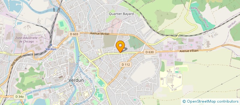 localisation de l'entreprise DE RUNZ PAYSAGES à VERDUN