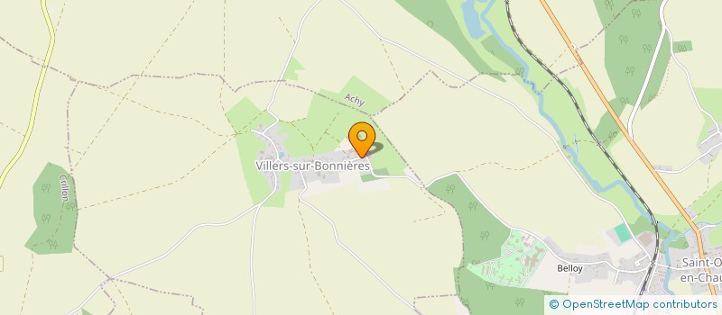 localisation de l'entreprise DE RYCKE  VILLERS-SUR-BONNIERES