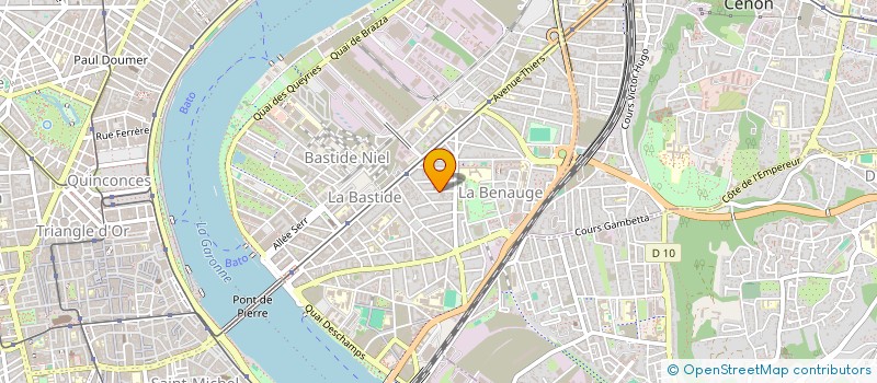 localisation de l'entreprise DE RYCKE AMOUROUS  BORDEAUX