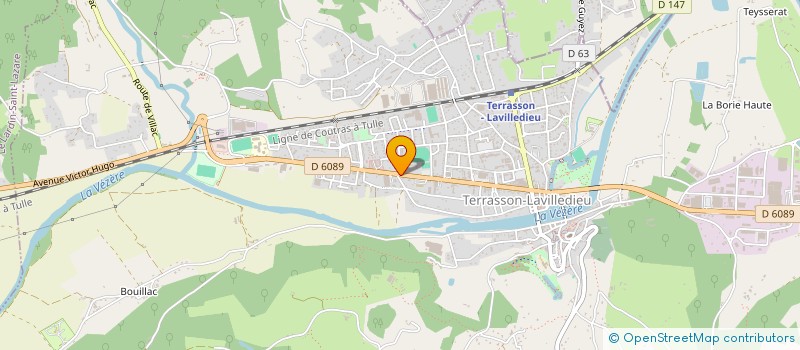 localisation de l'entreprise DE SAINT AMAND  TERRASSON-LAVILLEDIEU