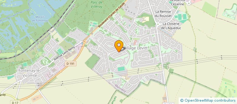 localisation de l'entreprise DE SAINT CLOUD à MENNECY