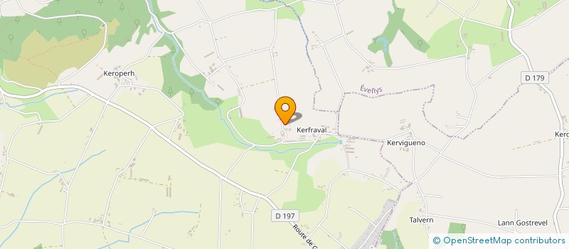 localisation de l'entreprise DE SAINT-CODENNEC  GUENIN