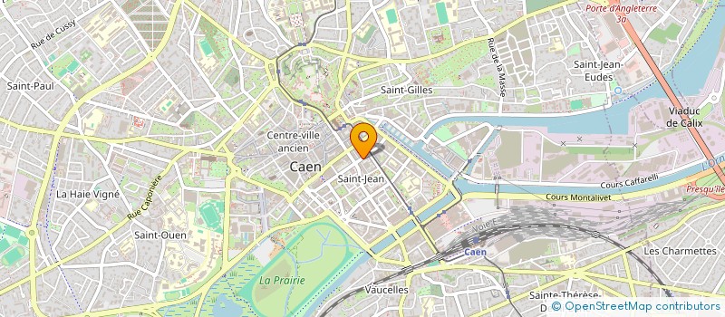 localisation de l'entreprise DE SAINT DENIS à CAEN