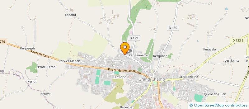 localisation de l'entreprise DE SAINT ELOI  GRANDCHAMP