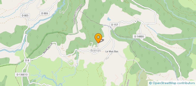 localisation de l'entreprise DE SAINT EUZEBE  BRENAS