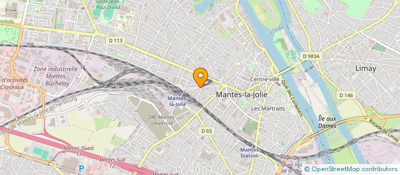 localisation de l'entreprise DE SAINT EVROULT  MANTES-LA-JOLIE