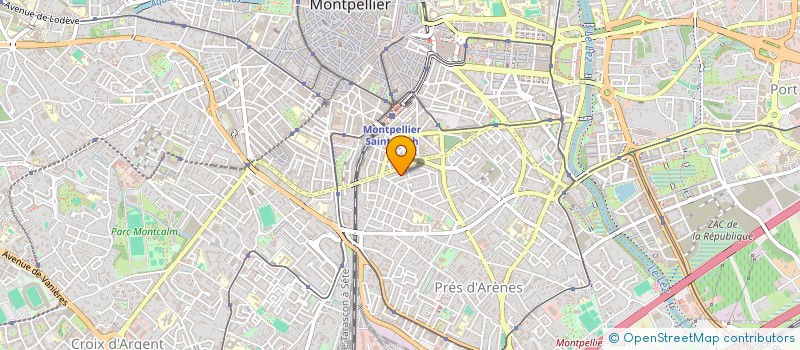 localisation de l'entreprise DE SAINT FELIX à MONTPELLIER