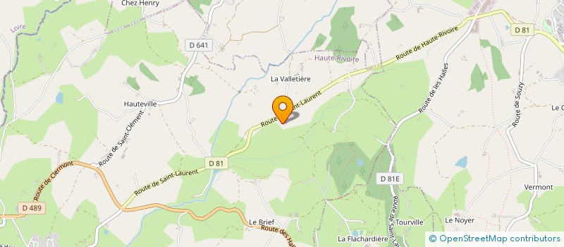 localisation de l'entreprise DE SAINT JEAN CHARPENTE  HAUTE-RIVOIRE