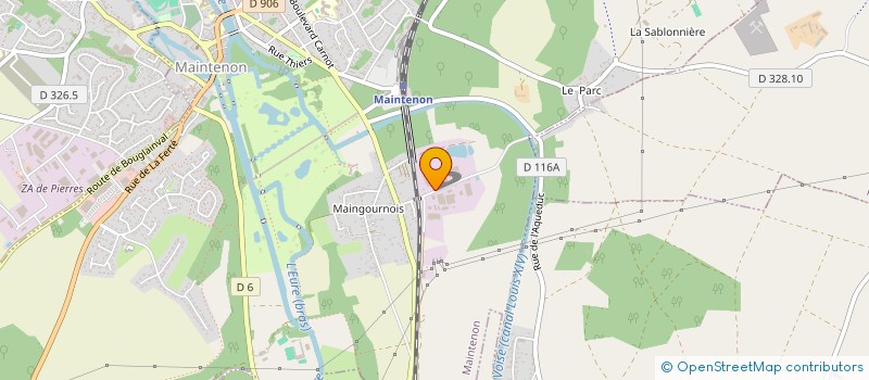localisation de l'entreprise DE SAINT MAMERT à MAINTENON