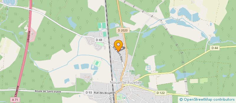 localisation de l'entreprise DE SAINT MARC  YVOY-LE-MARRON