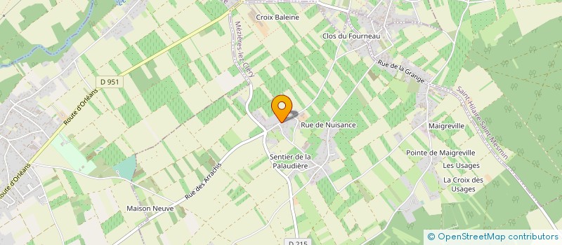 localisation de l'entreprise DE SAINT MARTIN à CLERY-SAINT-ANDRE