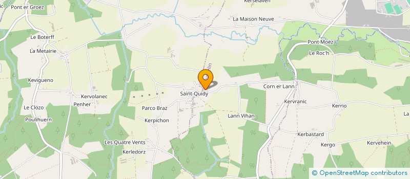 localisation de l'entreprise DE SAINT QUIDY à PLUMELIN