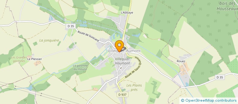 localisation de l'entreprise DE SAINTE ALDEGONDE  VILLEQUIER-AUMONT