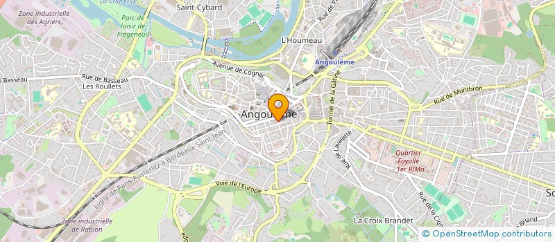 localisation de l'entreprise DE SAINTE CROIX à ANGOULEME