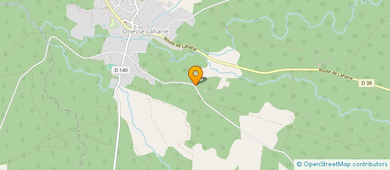 localisation de l'entreprise DE SALLEBERT à ONESSE-LAHARIE