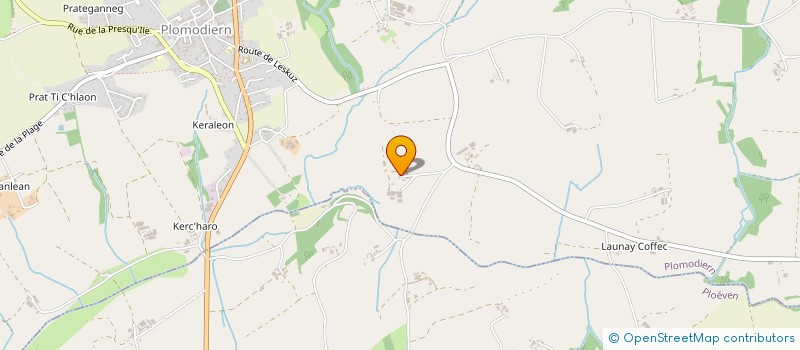 localisation de l'entreprise DE SANT JILLI IZELA  PLOMODIERN