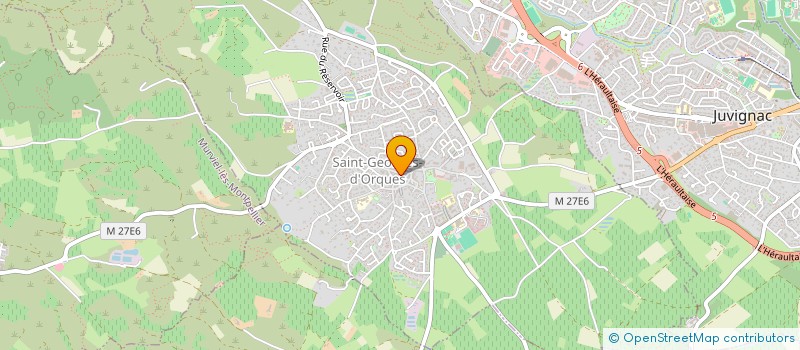 localisation de l'entreprise DE SANTIS MACONNERIE  SAINT-GEORGES-D'ORQUES