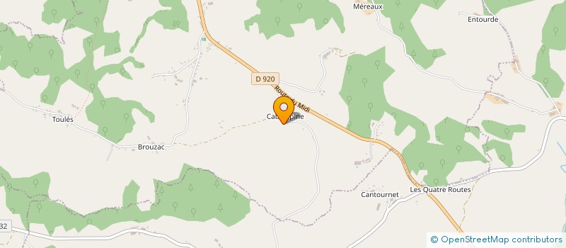 localisation de l'entreprise DE SARRET à ARPAJON-SUR-CERE