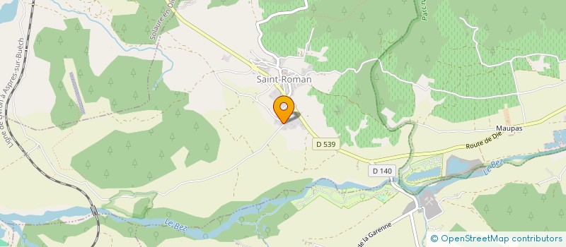 localisation de l'entreprise DE SATAYAS à SAINT-ROMAN