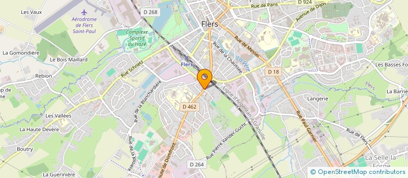 localisation de l'entreprise DE SCHUTTER  FLERS