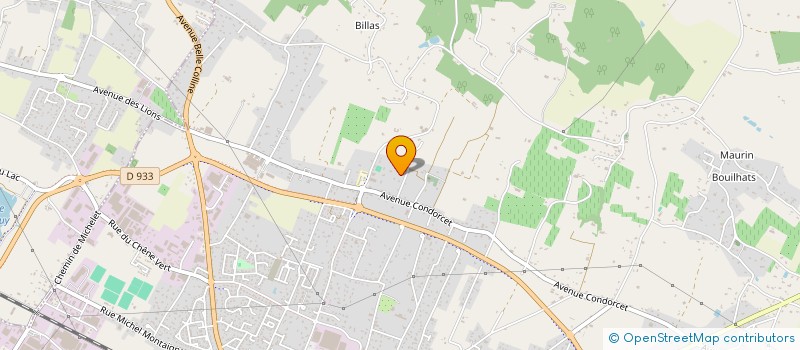 localisation de l'entreprise DE SCION  MARMANDE