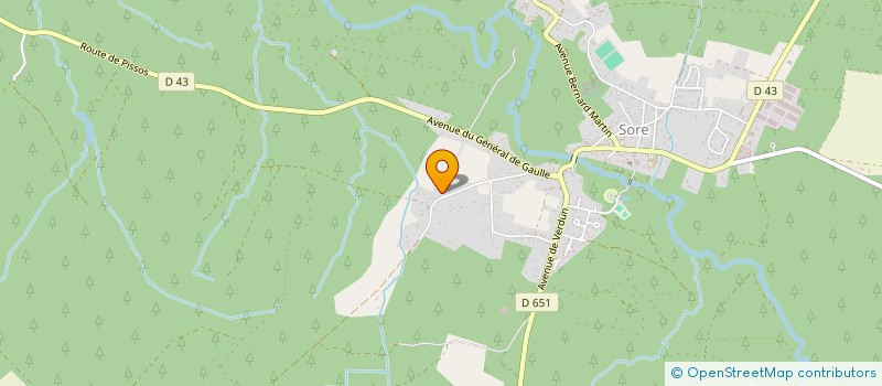 localisation de l'entreprise DE SEBASTOPOL à SORE