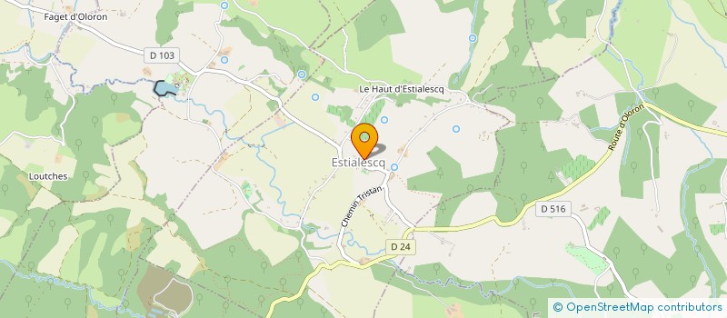 localisation de l'entreprise DE SEGUES  ESTIALESCQ