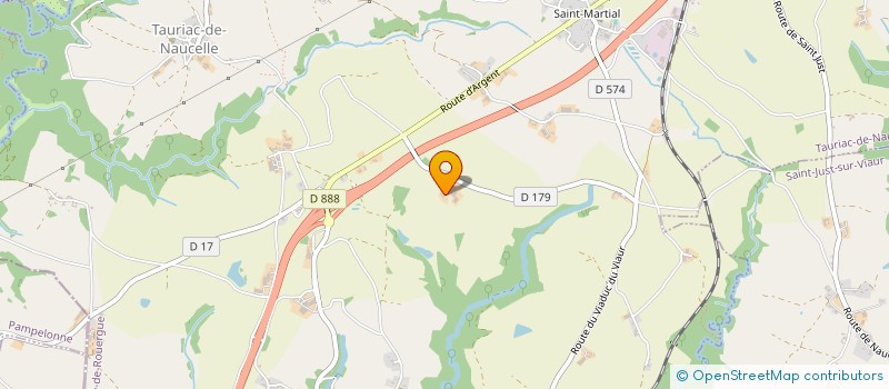 localisation de l'entreprise DE SELVES CHAUCHARD  TAURIAC-DE-NAUCELLE